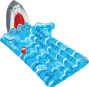 LOUNGE POOL FLOAT (BIG MOUTH) 4 60.6" x 33.7" x 32.3" Shark